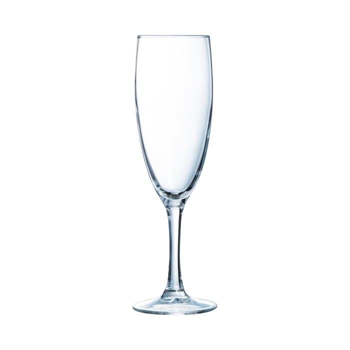 Flûte À Champagne - Arcoroc - Princesa - 15 Cl - Verre Trempé - Lot De 6 Verres