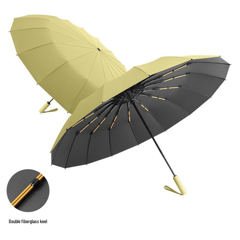 Extra-Large Automatic Folding Umbrella for 3-4 People - Storm-Ready Rain Protection