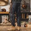 American Retro Workwear Men Thickened Velvet Autumn Winter Loose Leggings Versatile Outdoor Casual Trousers