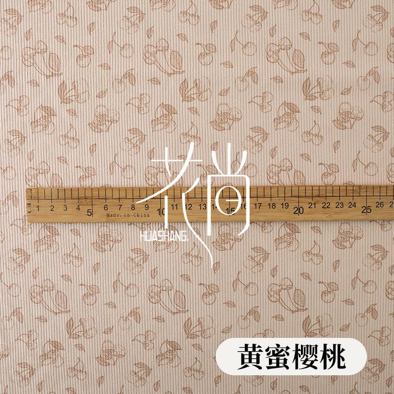 100*150cm Soft Elastic Thick Corduroy Fabric Graffiti Small Heart Winter Children's Clothing Handmade Jacket Shoes Bag