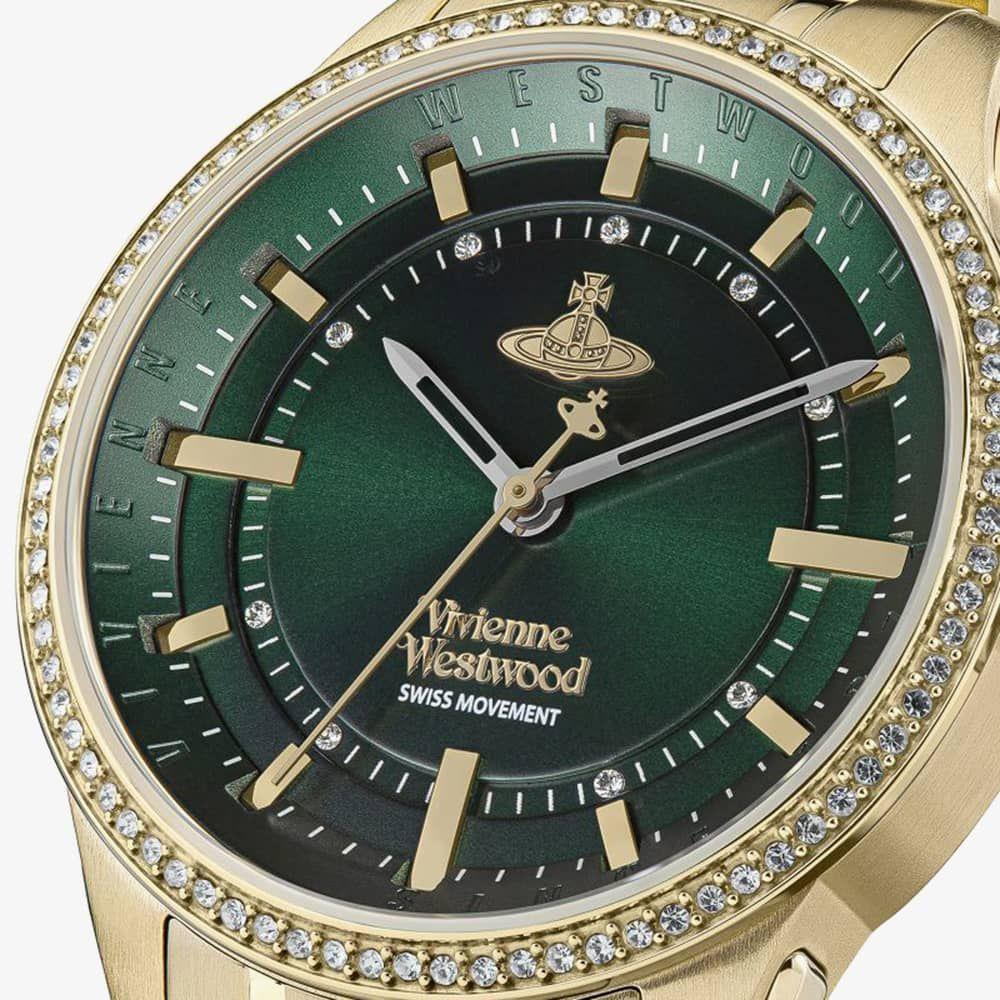 Vivienne Westwood VV262GRGD Eastend Gold Tone Crystal Watch