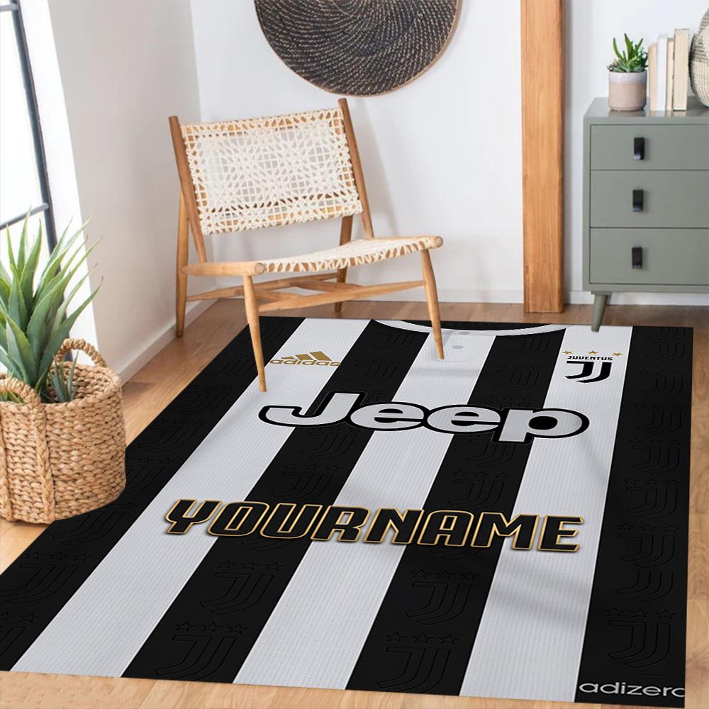 Juventus Customize Your Name Area Rug Suitable for Dormitory Entryway Balcony Study room Antislip Carpet Decorate Offices