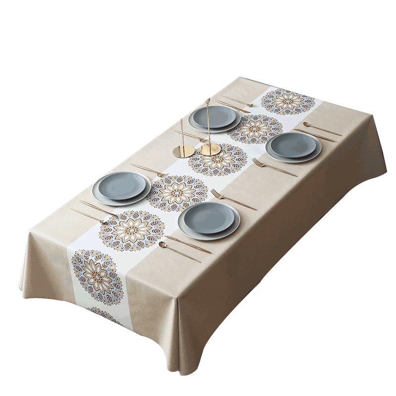 Водонепроницаемая ПВХ скатерть «Стрекоза в мечтах»