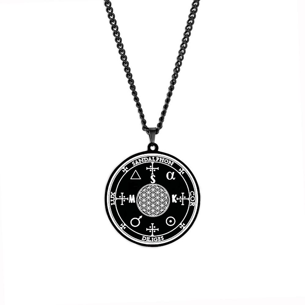 Amulet Pečeť Kabala Přívěsek Náhrdelník