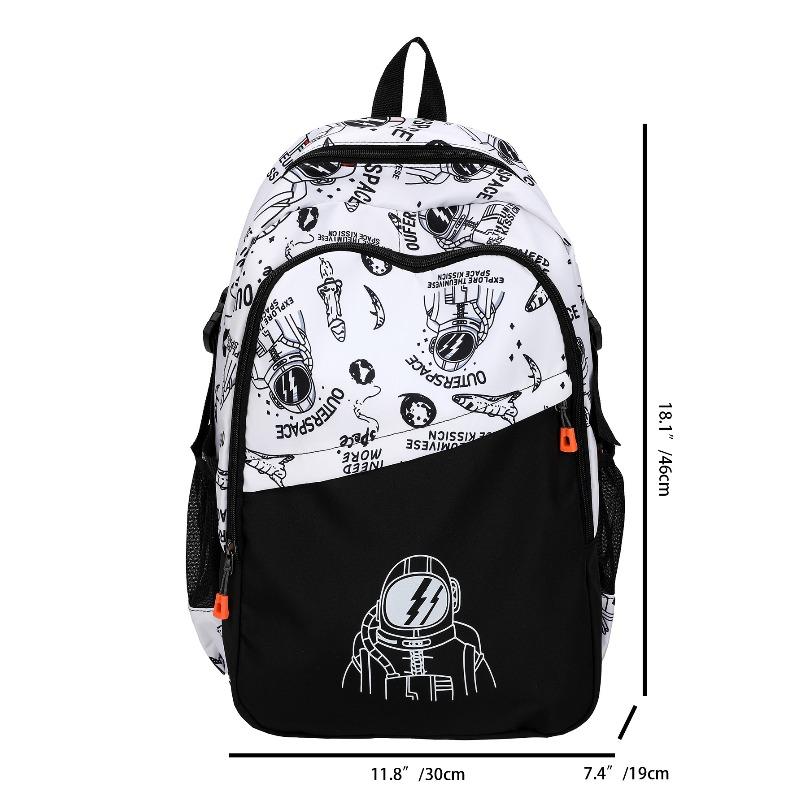 School bag junior high school high school student school bag male handsome backpack high value new backpack travel boys large capacity