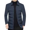 Mens Short Down Jacket Winter Warm Slim Fit Casual Outerwear Middle-Aged Men