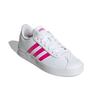 Adidas Neo VL Court 2.0 K Breathable Low top Kids' Skateboarding Shoes White Pink Kids' EG6155