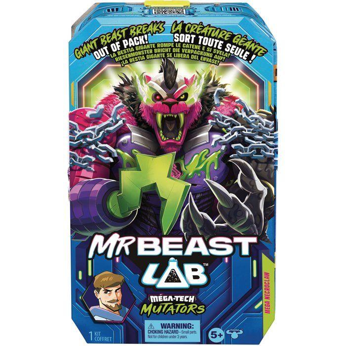 Figurine géante - MRBEAST LAB - Mega Mutator Necroclaw - 23 cm - Effet surprise - Collection