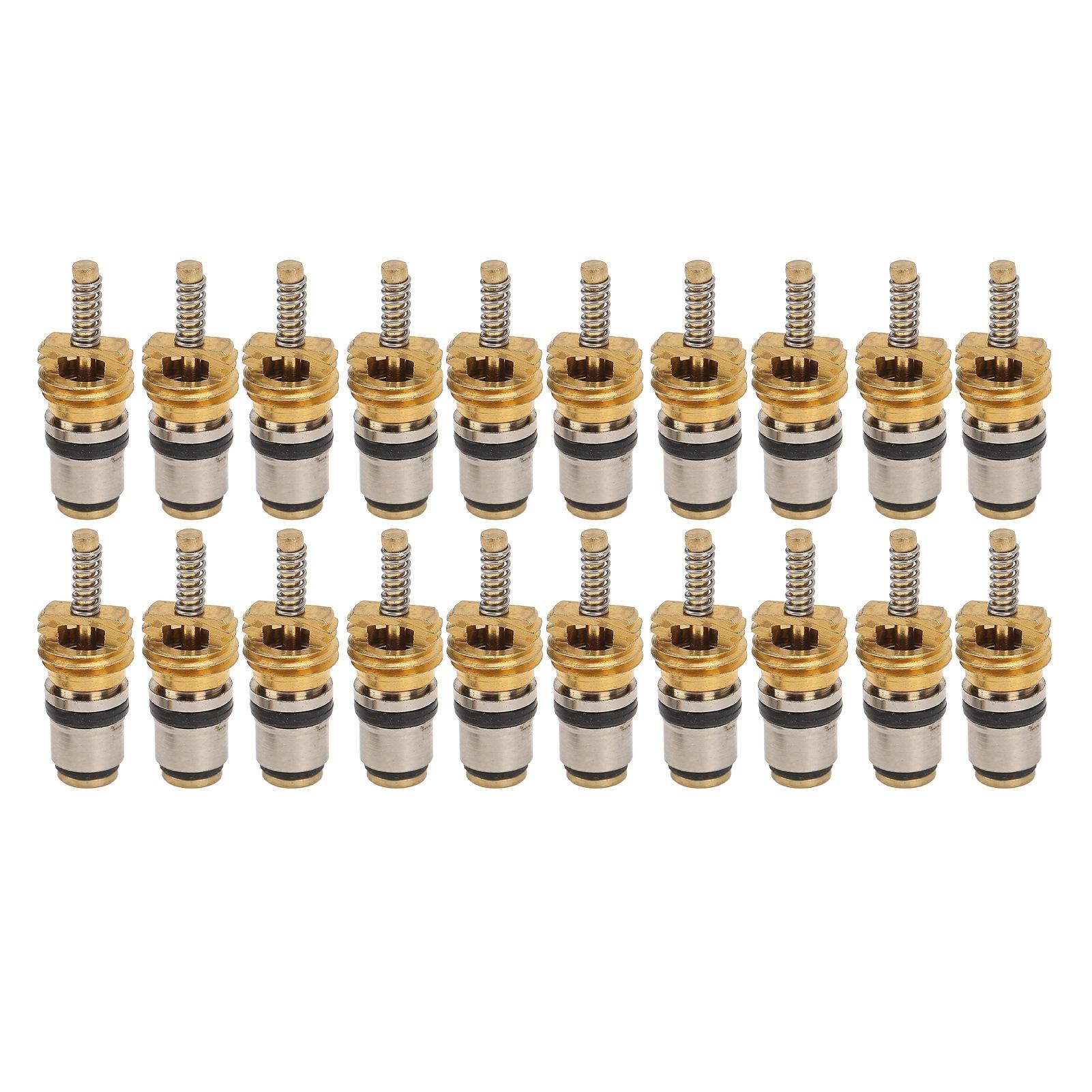 

20Pcs High Pressure Valve Core Stem for Most Automotive Car Air Conditioning Tire Remover Replacement for Peugeot