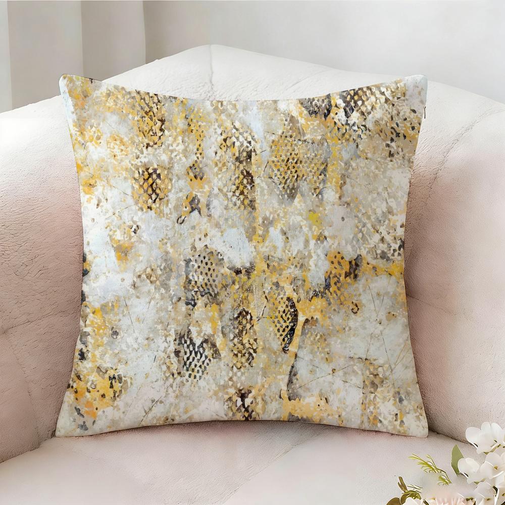 Snake Print Pillow Case Pillowcase, Double-sided Printed, Sofa Cushion, Bedroom Headboard Pillow