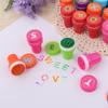26 Pcs/Set Round Multicolor Stamp Fun Cute Child DIY Scrapbook Kids Stamp Cartoon Stamps Scrapbooking Reward Toy