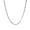 Exclusive Design Titanium Steel Oval Chain Necklace, Versatile, Luxurious, Hip-hop and Street Style Bamboo Leaf Collar Thin Chain