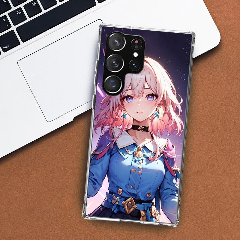 Honkai Star Rail March 7TH Phone Case For Samsung Galaxy S24 S23 S22 Ultra S21 S20 Fe S10 Plus S10E S9 S8 + Shell Coque