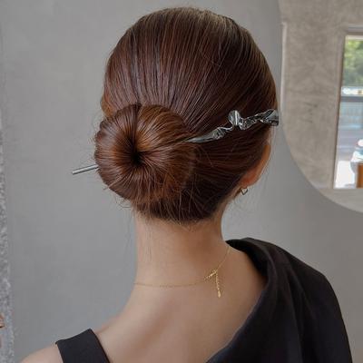 Simple Metal Hairpin Geometrical Irregular Twisted Sticks Minimalist  Hairpin Hair Tools Jewelry Hair Accessories