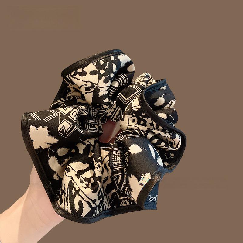 

Artistic Satin Pattern Hair Scrunchie & Headband