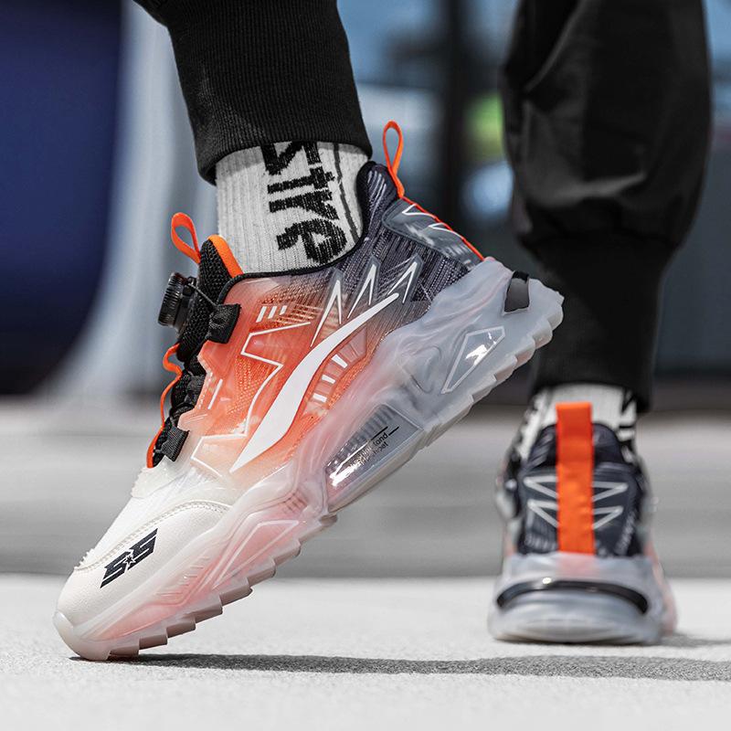 

Men s shoes autumn new breathable rotating buckle sports casual shoes couple teen dad running shoes 2025 36
