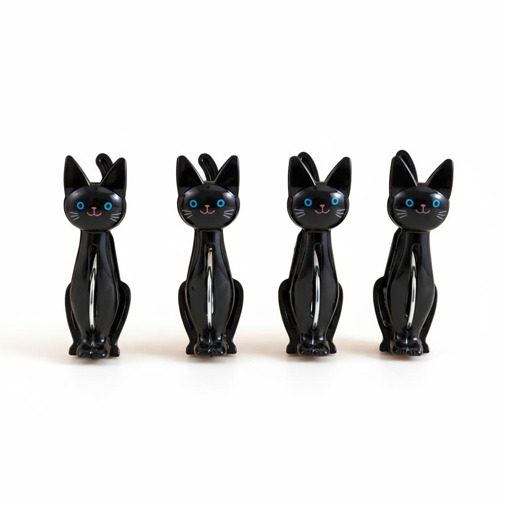 

Multi Functional Windproof Clips Cartoon Design For Drying Notes-Tickets And Snack Sealing