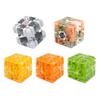 1/2Pcs Educational 3D Puzzle Maze Cube Toddlers Brain Teaser Rolling Ball Maze Cube Kids Logical Thinking Development Handheld Bead Maze Toy