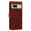 For Google Pixel 8 Case PU Leather Mandala Imprinted Design Wallet Phone Cover