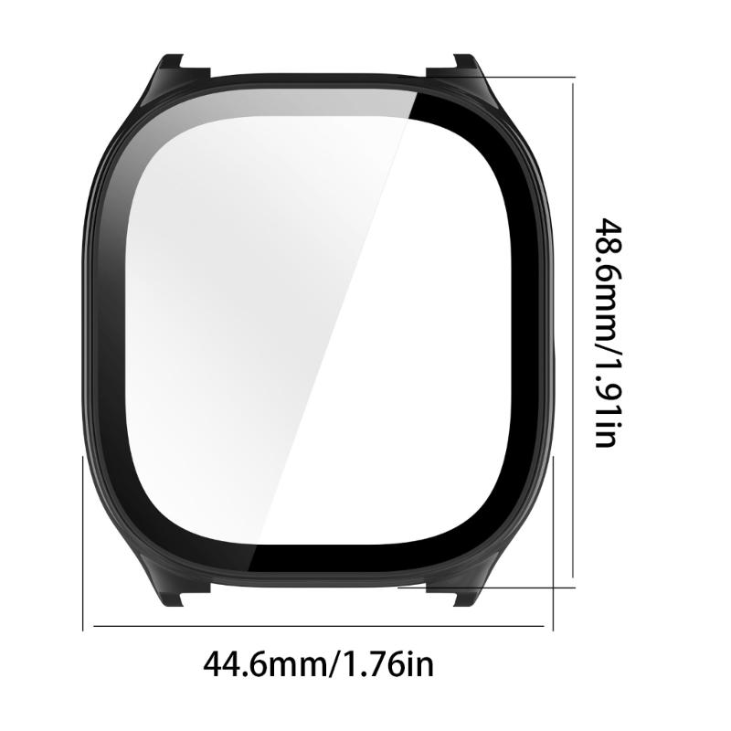 Screen Protector Film Watch Shell with Tempered Glass Film for Watch 3 Scratchproof Case Protective Case Cover