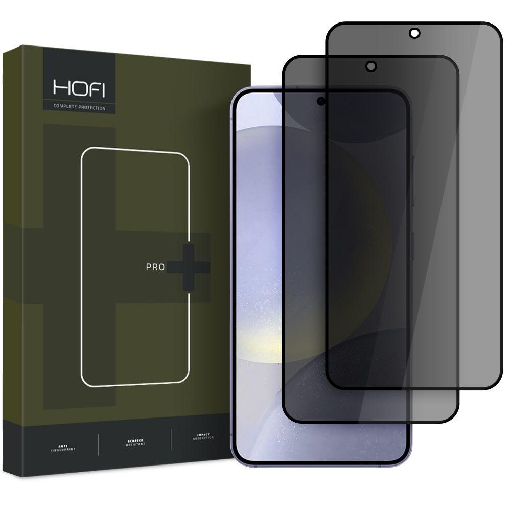 Szkło Prywatyzujące Hofi Anti Spy Glass Pro+ 2-Pack Galaxy S25+ Plus Privacy