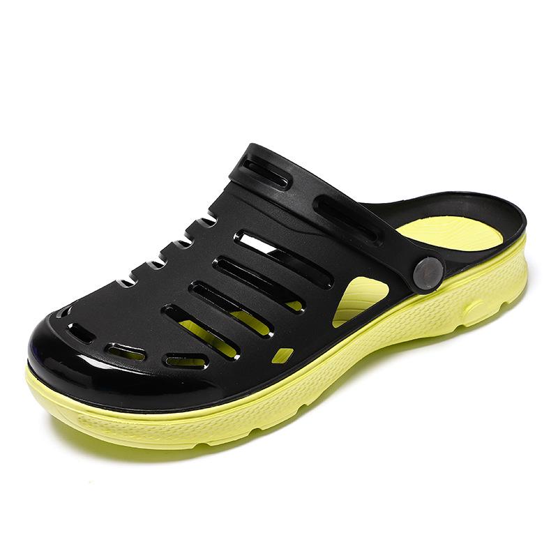 Men s Dual-Purpose Outdoor Sandals: Summer Non-Slip Hole Shoes for Beach  Casual Wear 41
