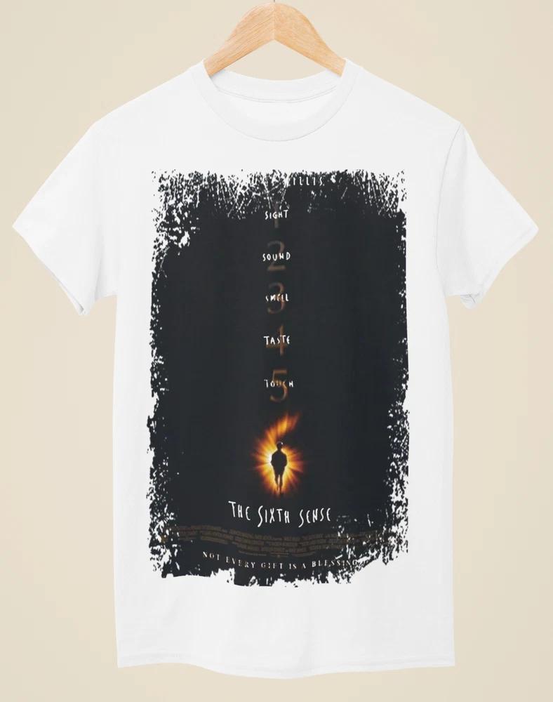 Sixth Sense Movie Poster Inspired Unisex White TShirt S