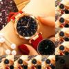 Stylish Women Wristwatch Featuring A Luminous Starry Sky And Rhinestone Details