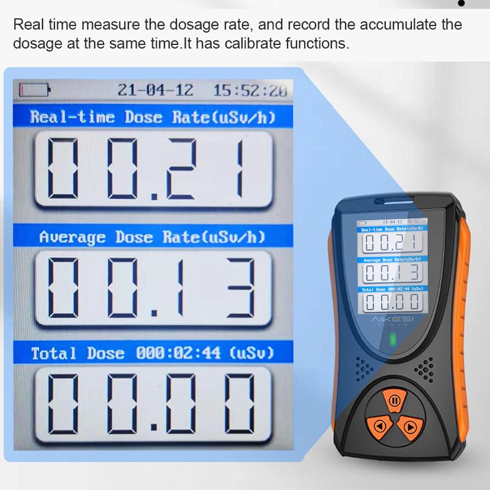 Radiation Dosage Equivalent Monitor TFT Color Display Multifunctional Electromagnetic Nuclear