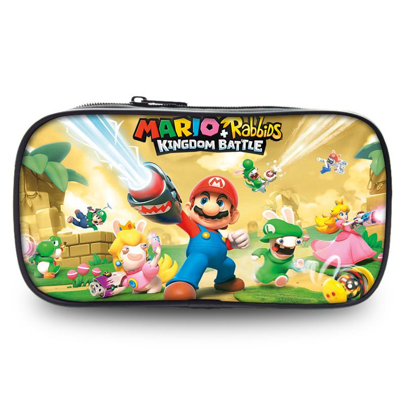 Mario Kart World Pencil Case With Polyester Material For Kids And Students
