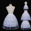 Petticoat Crinoline 20in White Hoop Skirt Victorian Costume Half Slips for Women