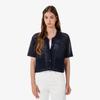 Women's Crocheted Short Sleeve Cardigan AF301E-56G166