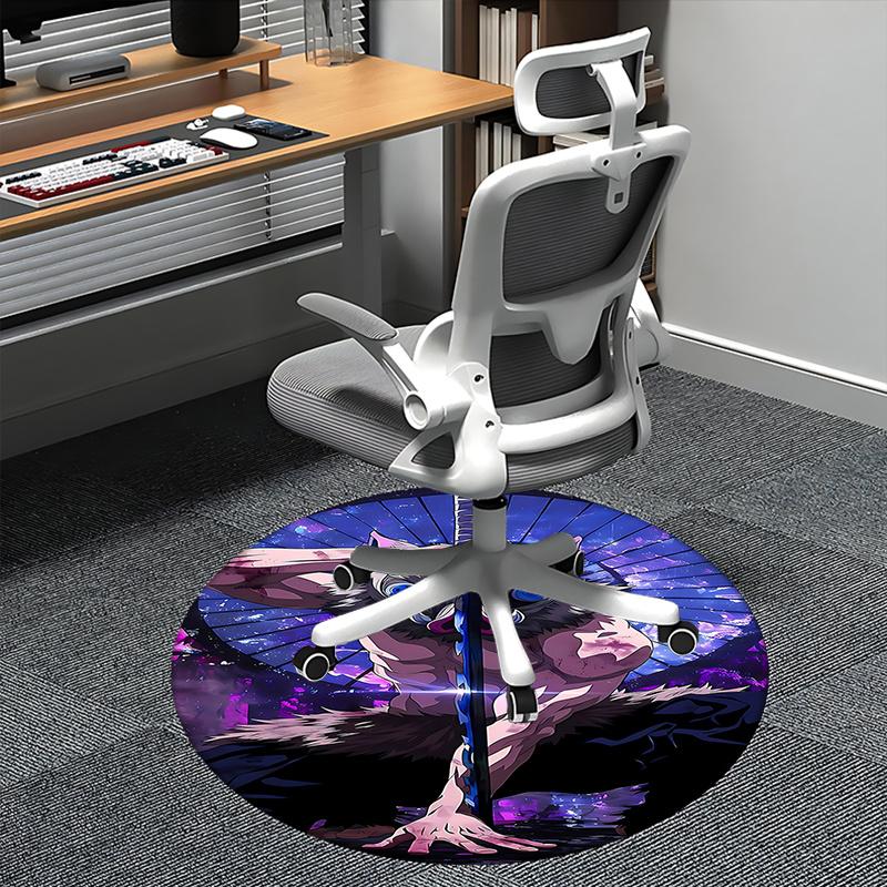 

Anime Owl Chair Mat Round Carpet Fantasy Decor for Home Office Living Room Bedroom Gift0270b 80cm by 80cm