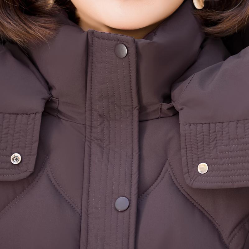 Nadměrné velikosti XL-6XL Zimní bundy Dámské svrchní oblečení S kapucí Hřejivé Ležérní Zimní kabát Dámské parky