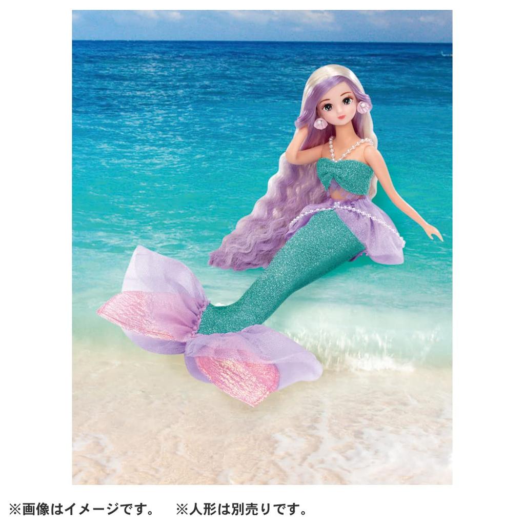 Takara Tomy Licca-chan Dress #Licca #Mermaid Beach Wear Dress-Up Pretend Play Toy for Ages 3 and Up