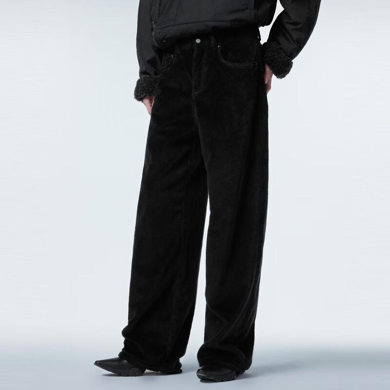 

JNBY 2023 Winter Cotton Loose Wide-Leg Casual Pants XS