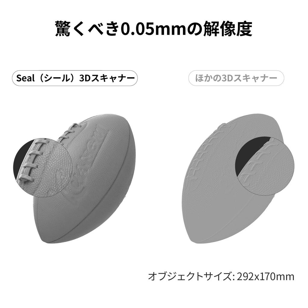 3DMakerpro Seal 3D Scanner Handheld 3D Scanner with Accuracy Color Camera Optical Lens Miniature Size Up to 10FPS Scanning Speed Upgraded Version