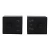 Modern Black Square Shower Thermostatic Handle Knob with Clear Markings