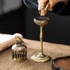 Matel Magpie Hollow Lamp Sandalwood Fragrance Censer Smoking Backflow Incense Holder Tea House Ornaments Study Room Home Decor