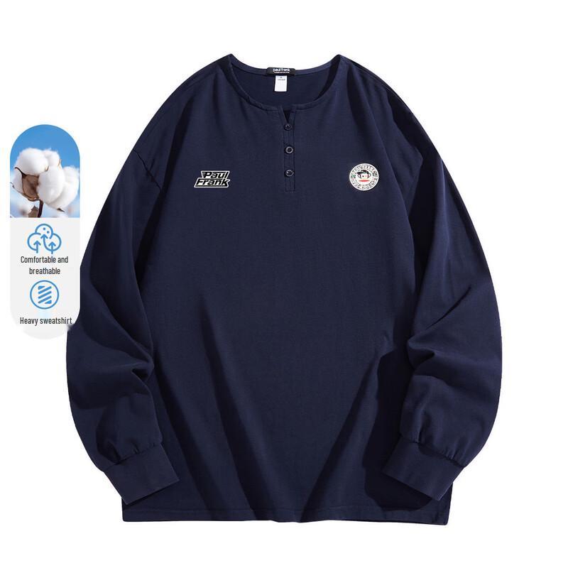 Paul Frank Men s 100% Cotton Crew Neck Long Sleeve T-Shirt XL