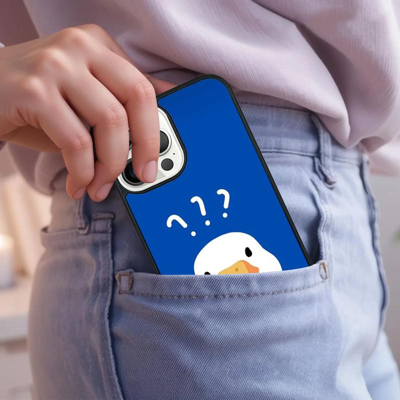Cartoon Cute Goose Game Phone Case For iPhone 17 Air 15 16e 14 13 Pro Max Coque 12 11 Pro Max PLUS cover