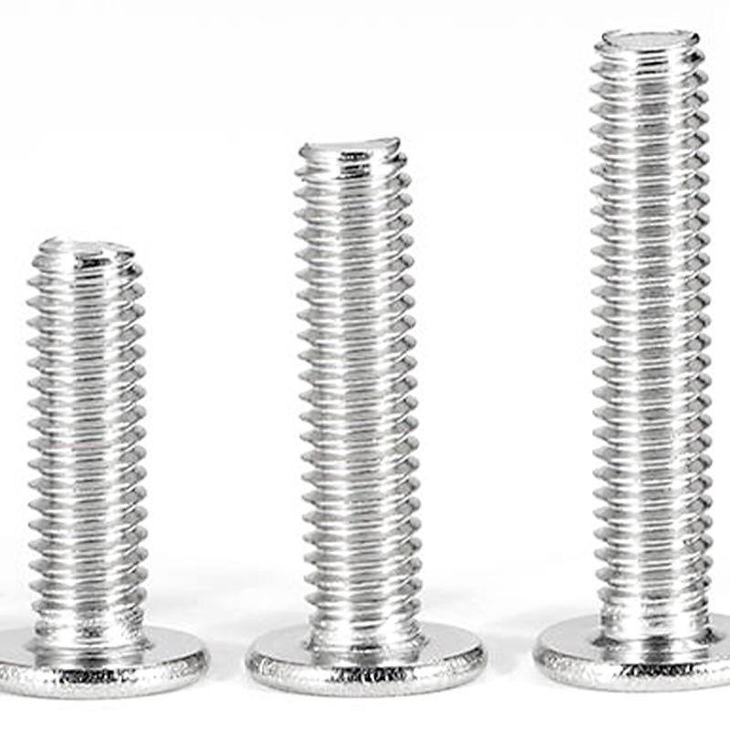 304 Edelstahl Große Flachkopf Sechskant-Innensechskantschrauben - Kundenspezifische Dünne Flachkopfschrauben