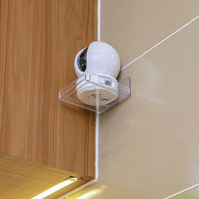 1/2 Stück Wandregale Acryl Aufbewahrungsregal Klein Transparentes Regal Auslageleisten Klebende Hängeregale Für Überwachungskamera