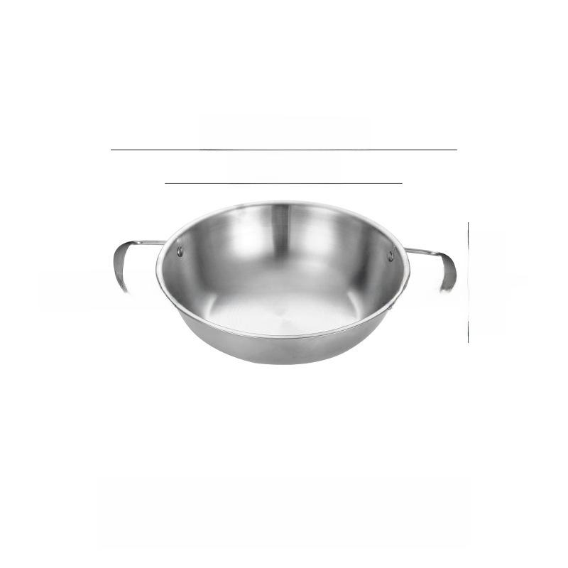 

Корейский рамен с двойным ухом и плоским дном из нержавеющей стали и хот-пот