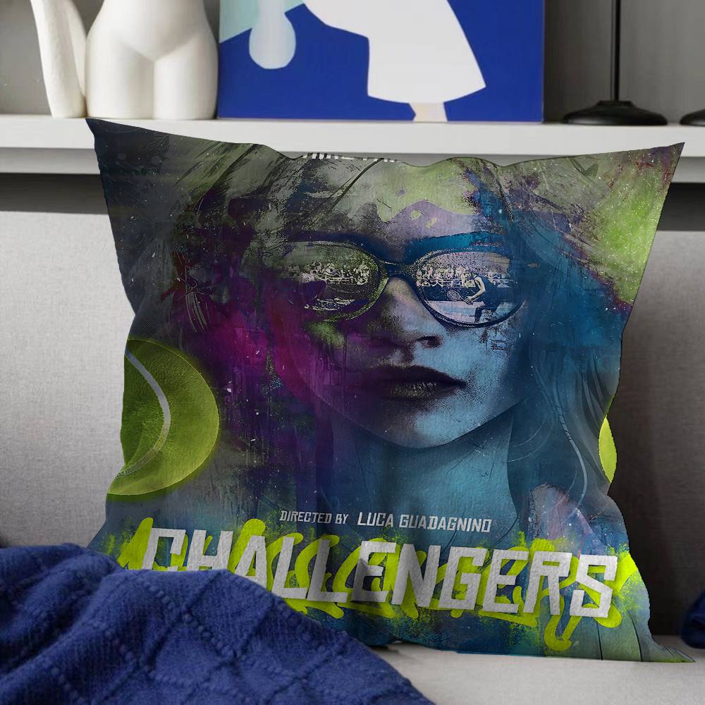 

Movie Challengers Pillowcase Toon Gift Cushion Cover Bedroom Home Sofa Chair Seat Decor Pillow Case 30x30 cm
