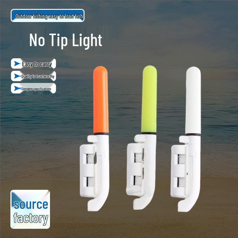 Световой индикатор кончика удилища для ночной рыбалки с изменением цвета - Электронный, мигающий, светящийся стержень для обнаружения поклевки Red Light Tip Light [without Battery]