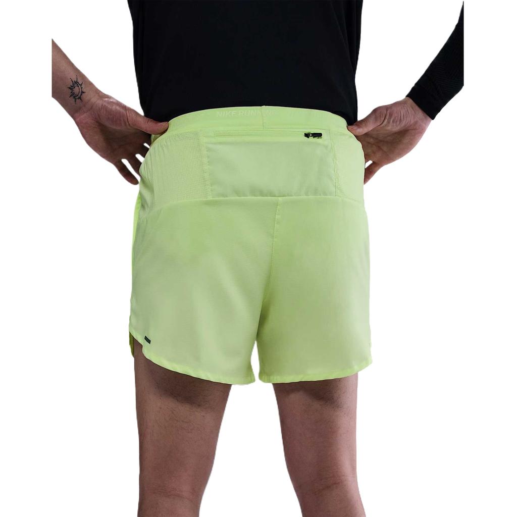 Nike Dri-FIT Stride 5" Hidden Lined Running Shorts 'Barely Volt' Men's DM4756-701