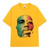 Retro Hip Hop T-shirts for men and women 100% cotton Bob Marley One Love Graphic T-shirt Reggae Short sleeve T-shirt Street wear