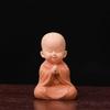 Resin Cute little monk sculptures and figurines Home, Room Car, Office,  Table decoration and accessories Wealth Luck Decor