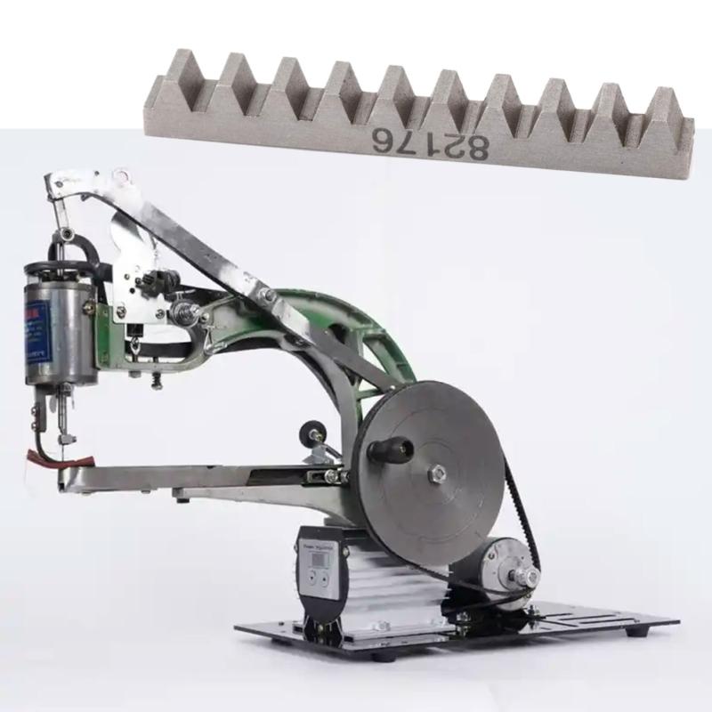 82176 Short Rack Gear Replacement Part for Hand Crank Shoe Repair Machine, Metal Rack for 29K 29K71 29K73 Repair Service Tasks Shop
